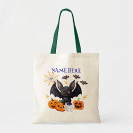 Halloween Bat Candy Tote Bag v1 Tragetasche