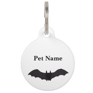 Halloween Bat Dog Tag Haustiermarke