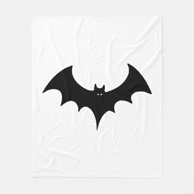 Halloween Bat Fleecedecke (Vorderseite)