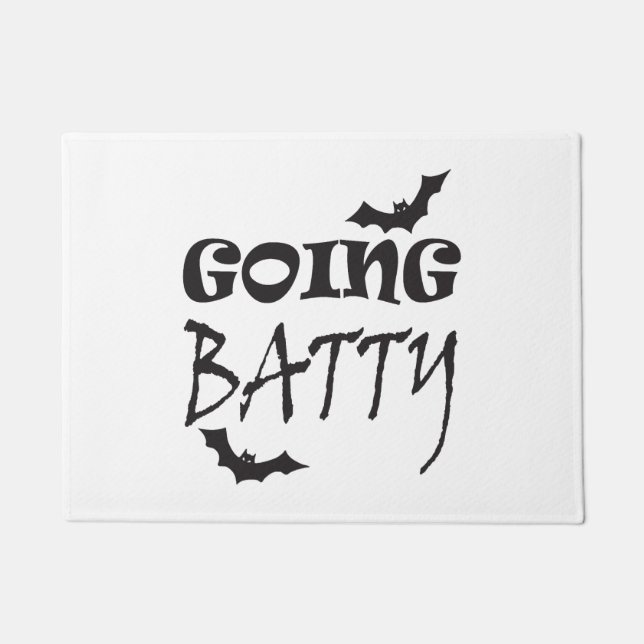 Halloween Bat Fußmatte (Vorderseite)