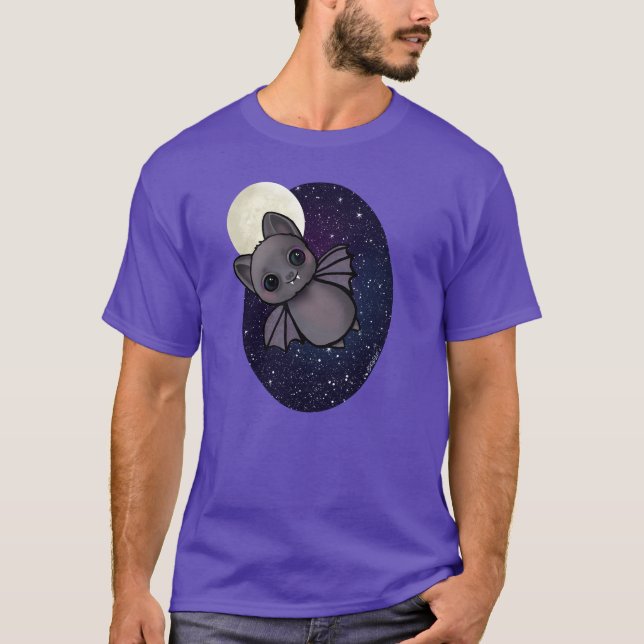 Halloween Bat KiniArt T-Shirt (Vorderseite)