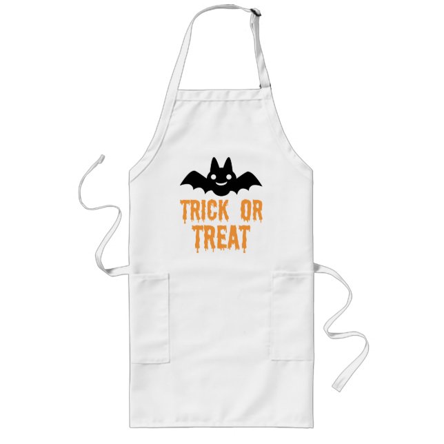 Halloween Bat Lange Schürze (Vorne)