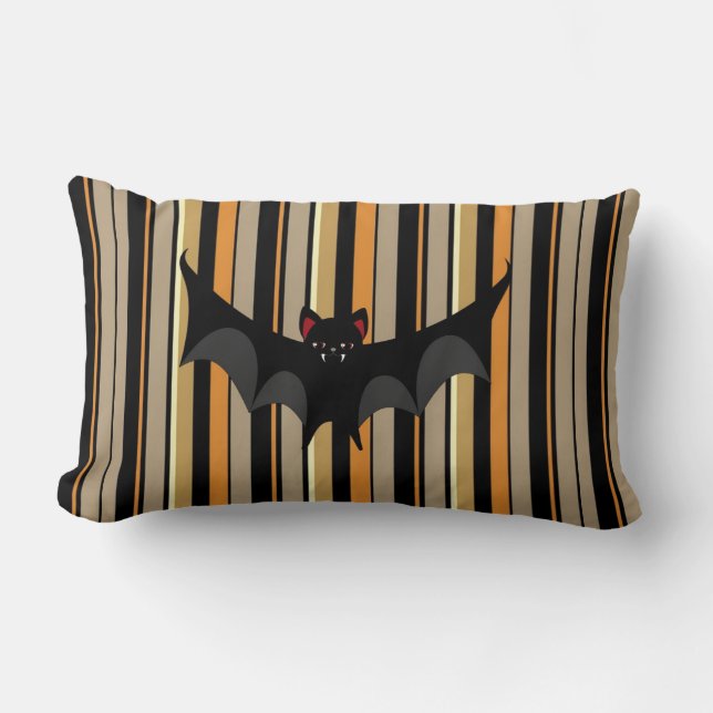 Halloween Bat Lendenkissen (Vorderseite)