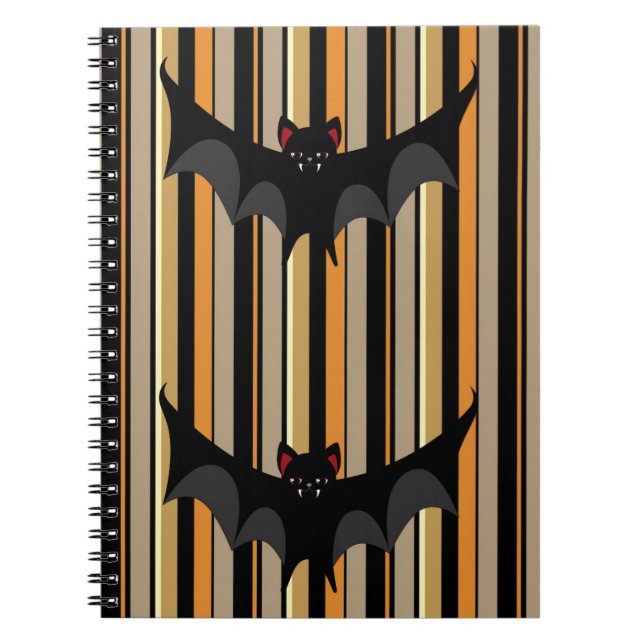 Halloween Bat Notizblock (Vorderseite)