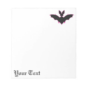 Halloween Bat Notizblock