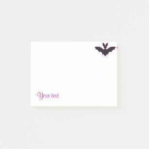 Halloween Bat Post-it Klebezettel
