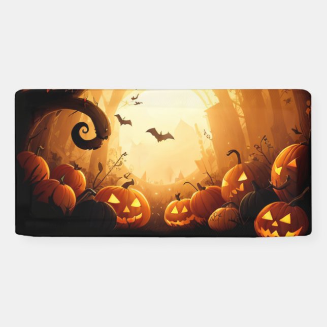 Halloween/Bat/Pumpkin/Fall Banner (Horizontal)