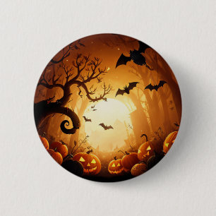 Halloween/Bat/Pumpkin/Fall Button