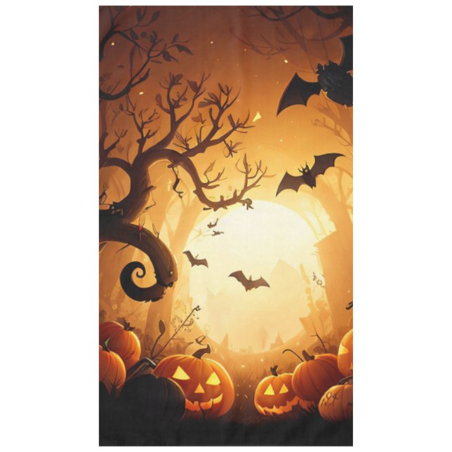 Halloween/Bat/Pumpkin/Fall Tischdecke (Vorderseite)
