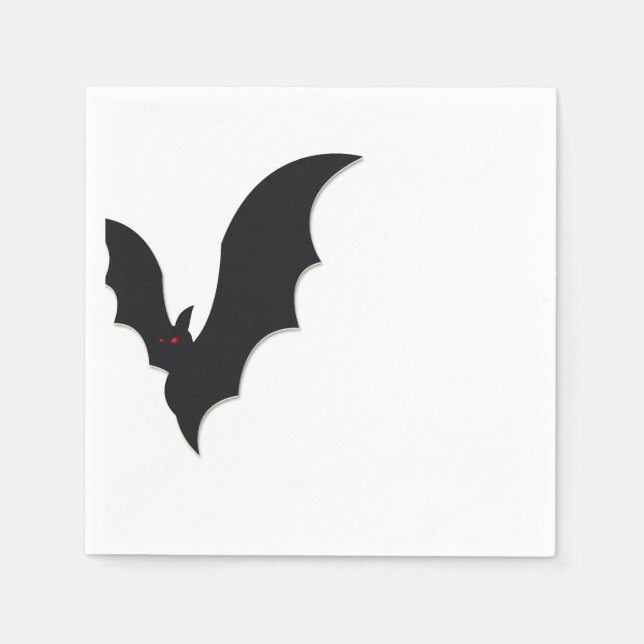 Halloween bat serviette (Vorderseite)