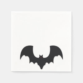 Halloween bat serviette