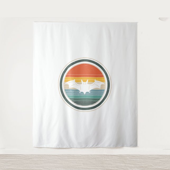 Halloween Bat Shirt, Halloween Lover Gift, Bat Wandteppich (Vorderseite)