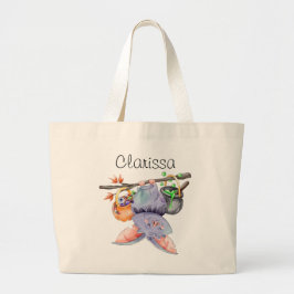 Halloween Bat Trick oder Treattote Bag Jumbo Stoffbeutel