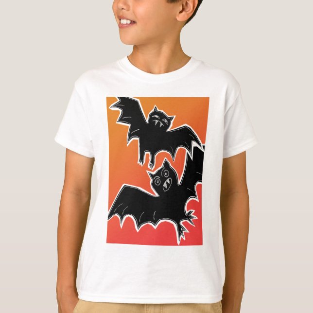 Halloween Bats 2 T-Shirt (Vorderseite)