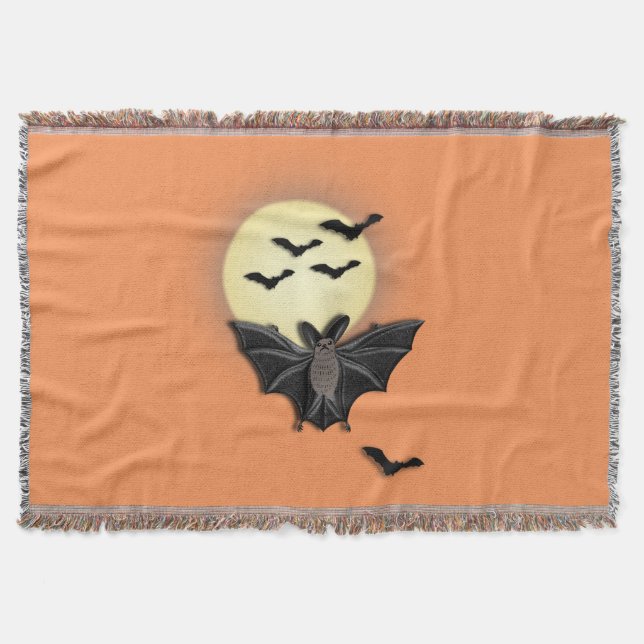 Halloween Bats Decke (Vorderseite)