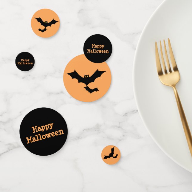 Halloween Bats Design Table Confetti Konfetti (Gruppe)