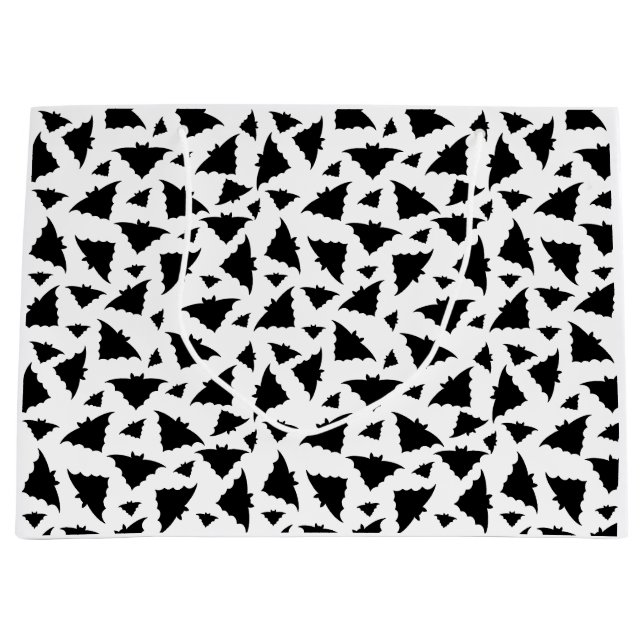 Halloween Bats Große Geschenktüte (Vorderseite)