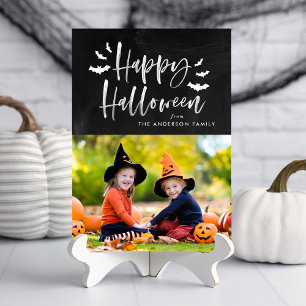 Halloween Bats Halloween-Fotokarte Feiertagskarte