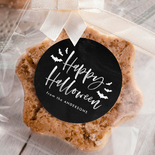 Halloween Bats Halloween Runder Aufkleber