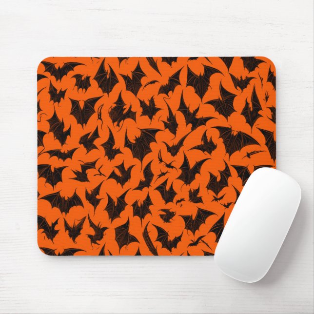 Halloween Bats Mousepad (Mit Mouse)