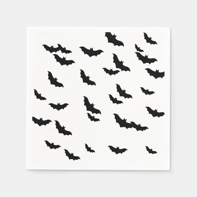 Halloween Bats Napkin Serviette (Vorderseite)