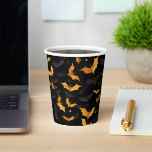 Halloween Bats Paper Cups Pappbecher