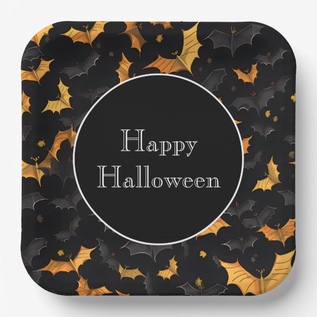Halloween Bats Paper Teller (Vorderseite)