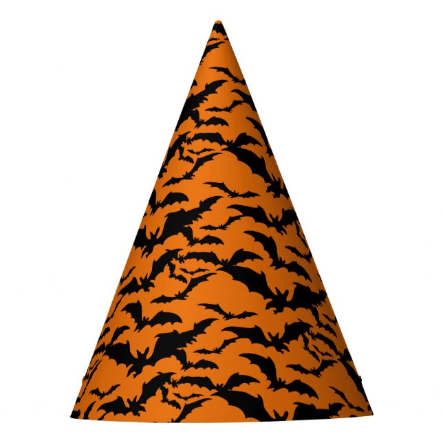 Halloween Bats Party Hat Partyhütchen (Vorderseite)