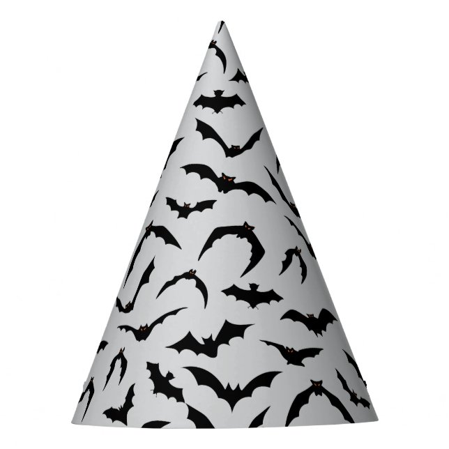 Halloween Bats Party Hat Partyhütchen (Vorderseite)