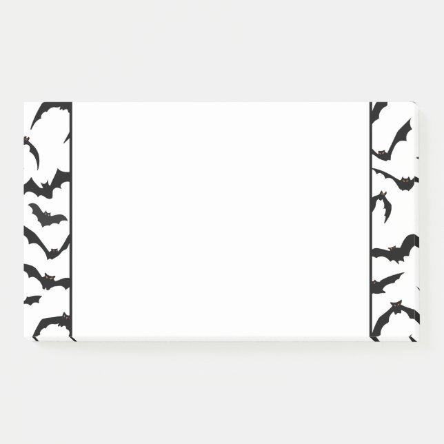 Halloween Bats Post Notes Post-it Klebezettel (Vorderseite)