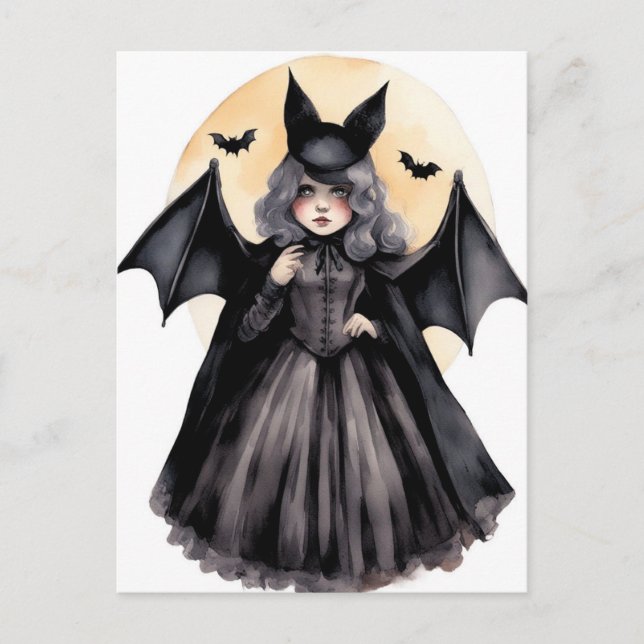 Halloween Bats Postkarte (Vorderseite)
