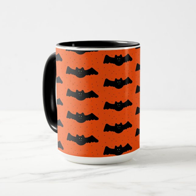 Halloween Bats Tasse (Vorderseite Links)
