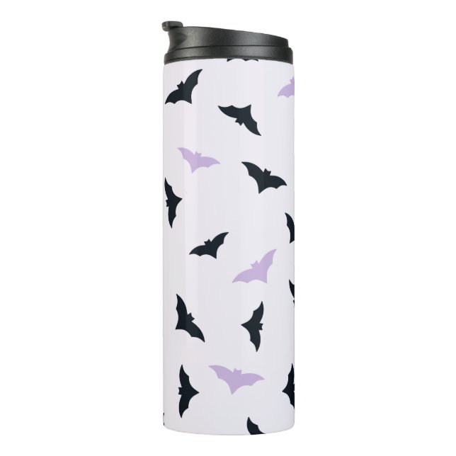 Halloween Bats Thermal Tumbler Thermosbecher (Nach rechts gedreht)