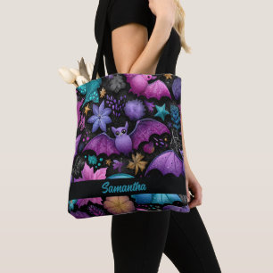 Halloween Bats und Florals