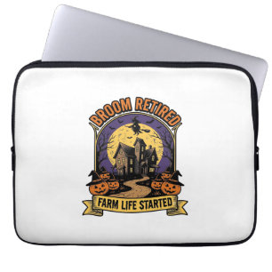 Halloween-Bauer-Shirt Gruseliges Verlassenes Bauer Laptopschutzhülle