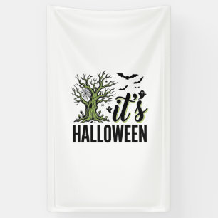 Halloween-Baum Es ist Halloween Vintage Gruselig_1 Banner