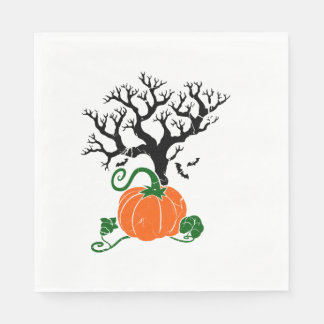 Halloween-Baum Herbst-Shirts Halloween-Sweatshirt Serviette