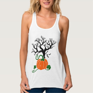Halloween-Baum Herbst-Shirts Halloween-Sweatshirt Tank Top