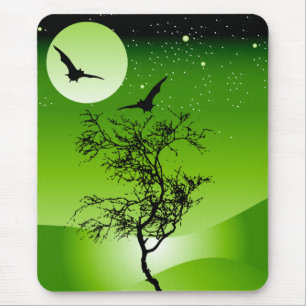 Halloween-Baum Mousepad