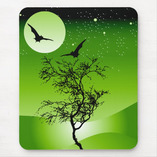 Halloween-Baum Mousepad (Vorne)