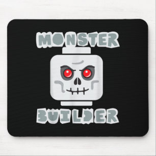 Halloween-Bauziegel-Monster-Builder-Totenkopf Mousepad