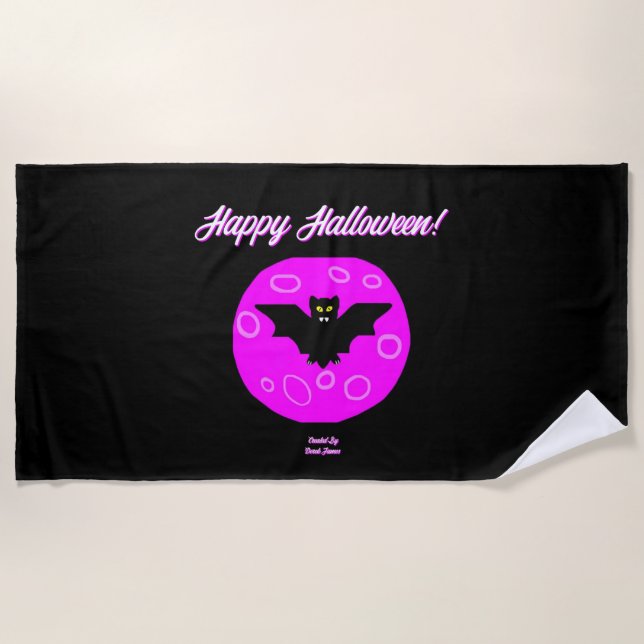 Halloween Beach Handtuch (Vorderseite)