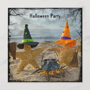 Halloween Beach Party Einladung