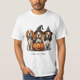Halloween-Beagle-Hunde für Trick oder Treat T-Shirt