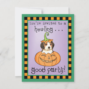 Halloween-Beagle Karte