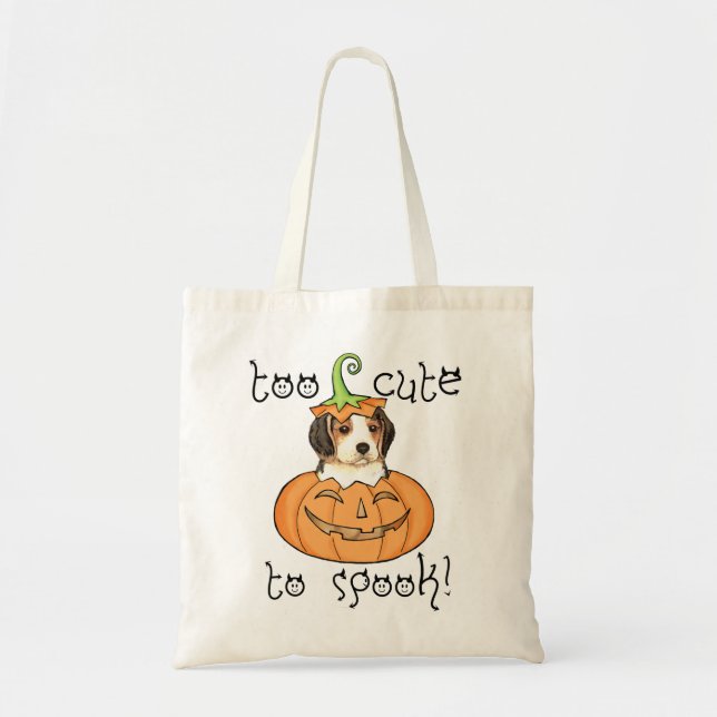 Halloween-Beagle Tragetasche (Vorne)