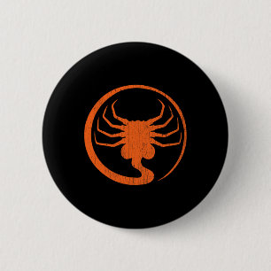 Halloween Beängstigend Alien Facehugger Horror Pum Button