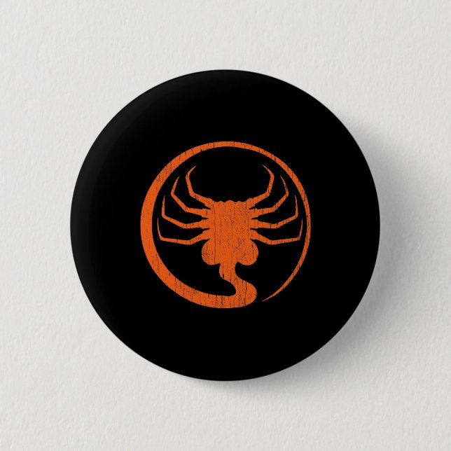 Halloween Beängstigend Alien Facehugger Horror Pum Button (Vorderseite)