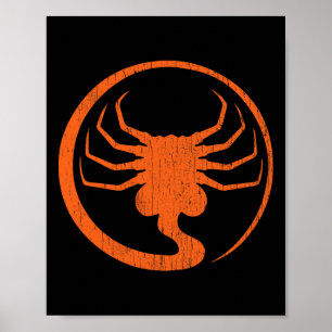 Halloween Beängstigend Alien Facehugger Horror Pum Poster