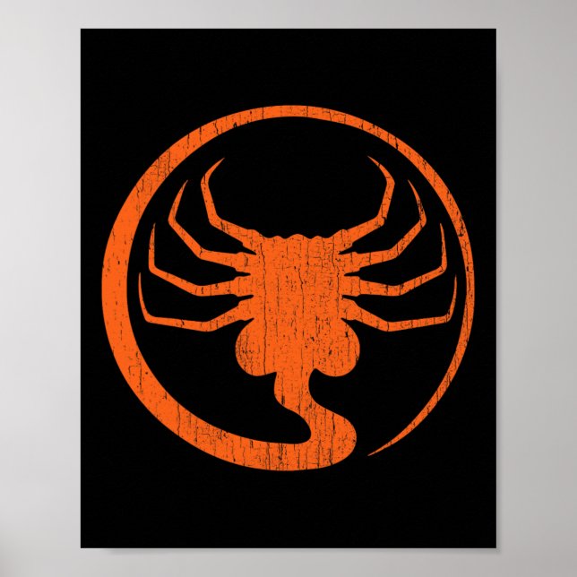 Halloween Beängstigend Alien Facehugger Horror Pum Poster (Vorne)